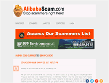 Tablet Screenshot of alibabascam.com